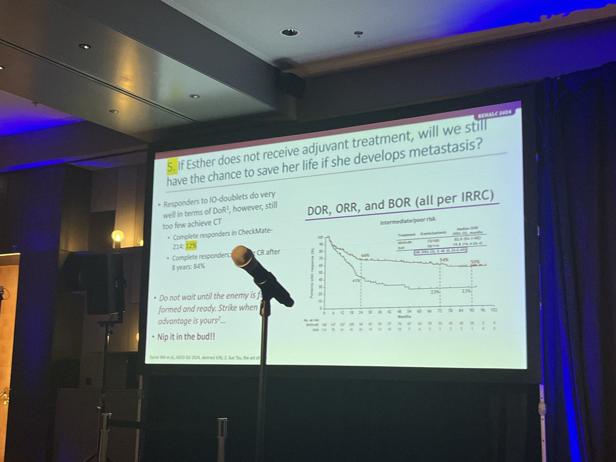 PGrivasMDPhD's tweet photo. @mirrorsmed #RENALC excellent talk in Vienna by Philippe Barthelemy followed by excellent talks by @schmidingerRCC & @DrDabestani in a debate on adjuvant pembro in a case of pT2G4 RCC citing @DrChoueiri KN564 & other adjuvant trials! @OncoAlert @Uromigos @b_szabados @montypal https://t.co/vhZOzqsQLd