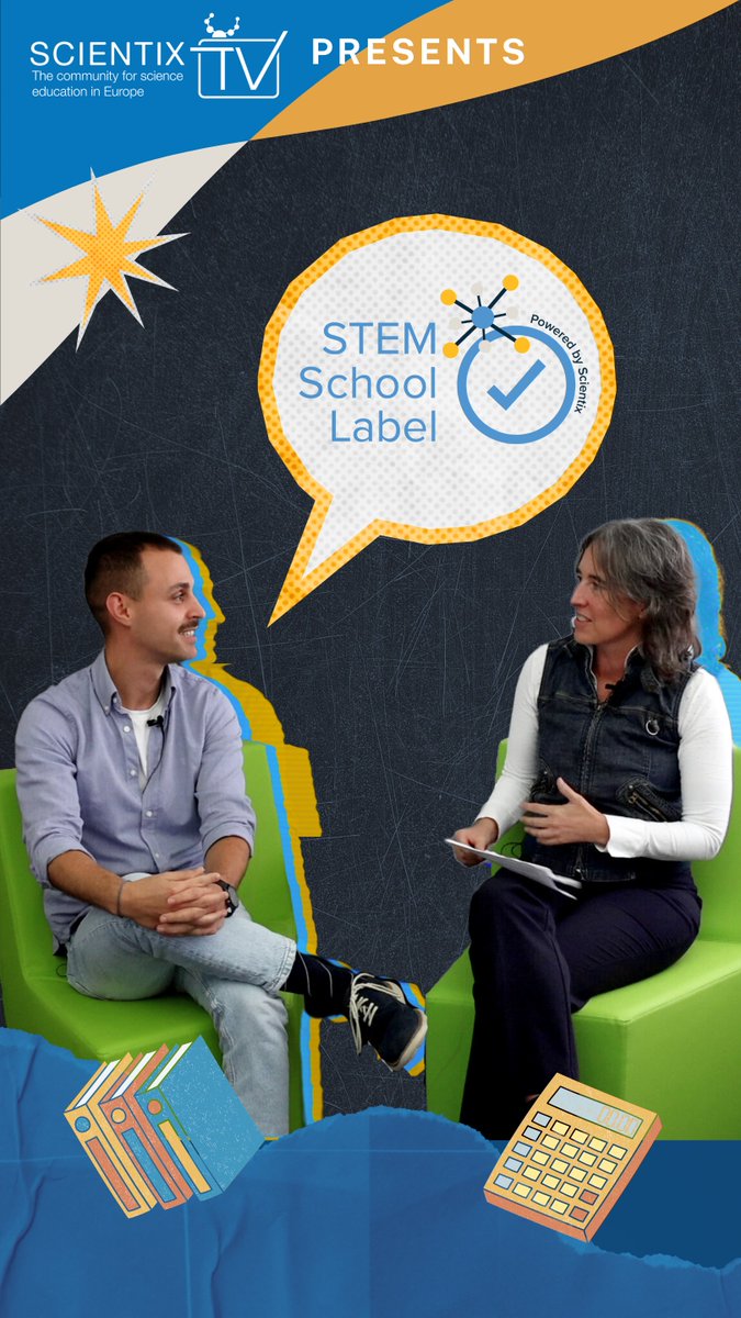 Scientix® STEM Alliance (@stemalliance_eu) on Twitter photo 🤔Curious about the STEM School Label?
It’s designed to help schools to excel in #STEM education and be recognized for it! 🏆🏫
👀 Watch our #ScientixTV interview with Diego to learn how <a href="/STEM_Label/">STEM School Label</a> can support your school’s STEM journey! 🚀
Learn more: youtu.be/fQOLNhV_2mE 🤔Curious about the STEM School Label?
It’s designed to help schools to excel in #STEM education and be recognized for it! 🏆🏫
👀 Watch our #ScientixTV interview with Diego to learn how <a href="/STEM_Label/">STEM School Label</a> can support your school’s STEM journey! 🚀
Learn more: youtu.be/fQOLNhV_2mE