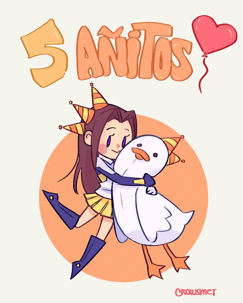 crowsmet's tweet photo. FELIZ CUMPLEAÑOS PIER

muchos cariños a @zakne_ por crear a esta maravillosa utau que hoy cumple 5 años
#utau #Pier #fanart #pato #patito https://t.co/a15x05lLed