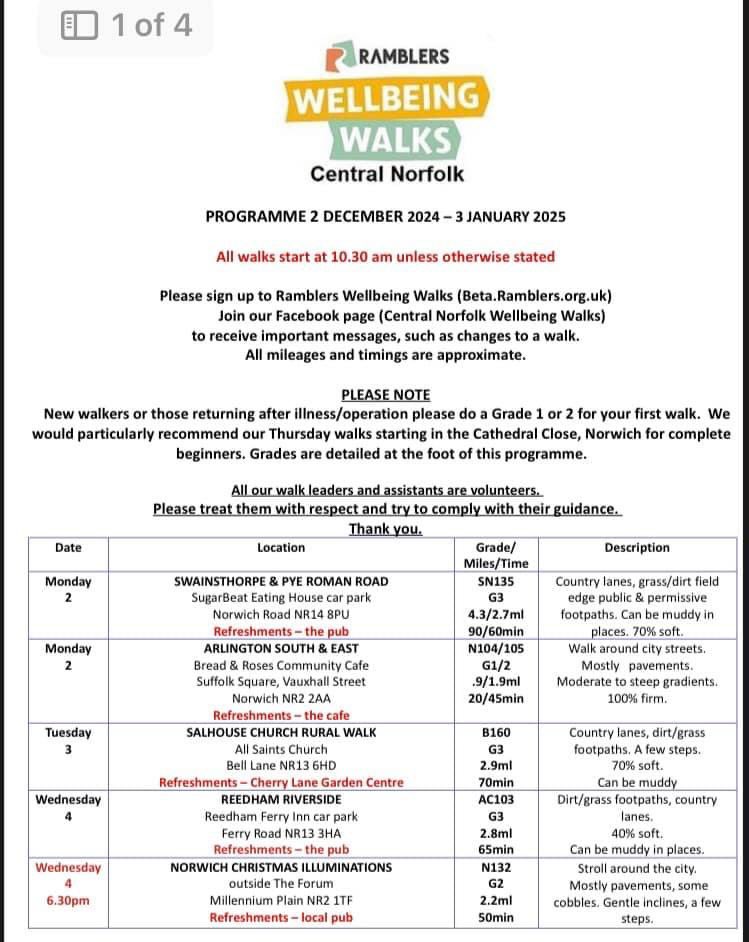 Central Norfolk Wellbeing Walks tweet media