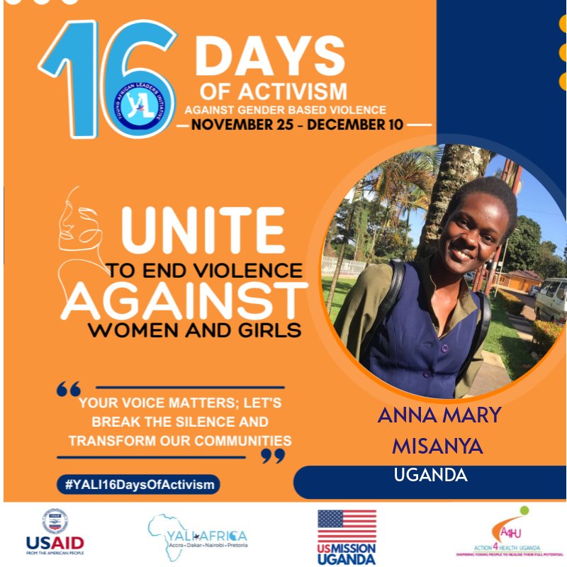 MisanyaAnna's tweet photo. Let's unite in 2 days to end violence against women and girls #Yali16DaysofActivism https://t.co/TXfSOvy2LY