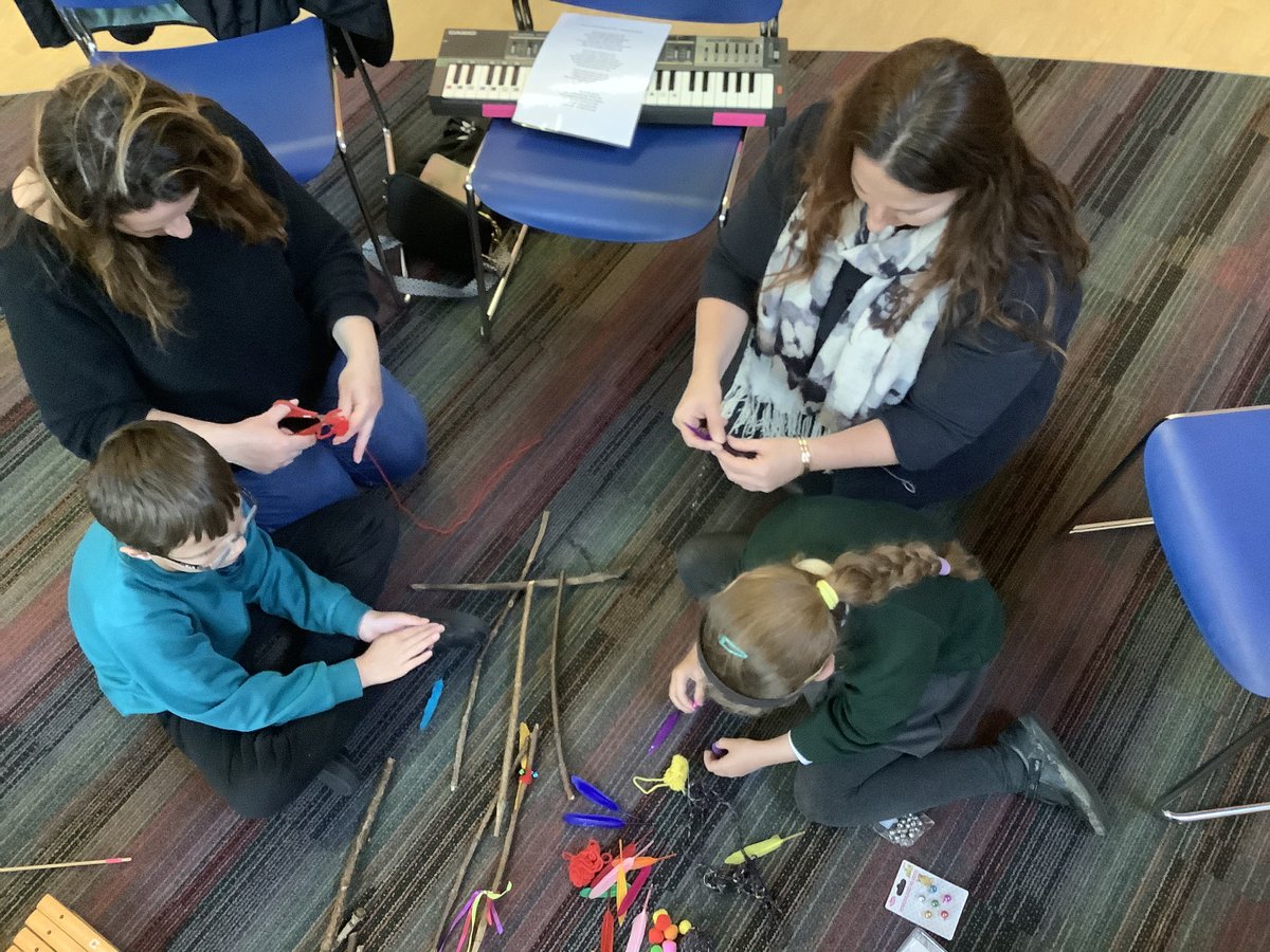 In Soundworks music sessions for SEN children &amp; parents/carers we are exploring making accessible instruments/sound making items to use in music making. Positive energy created through activities where children and parents/carers work together to be creative. <a href="/EastSussexCC/">East Sussex County Council</a>