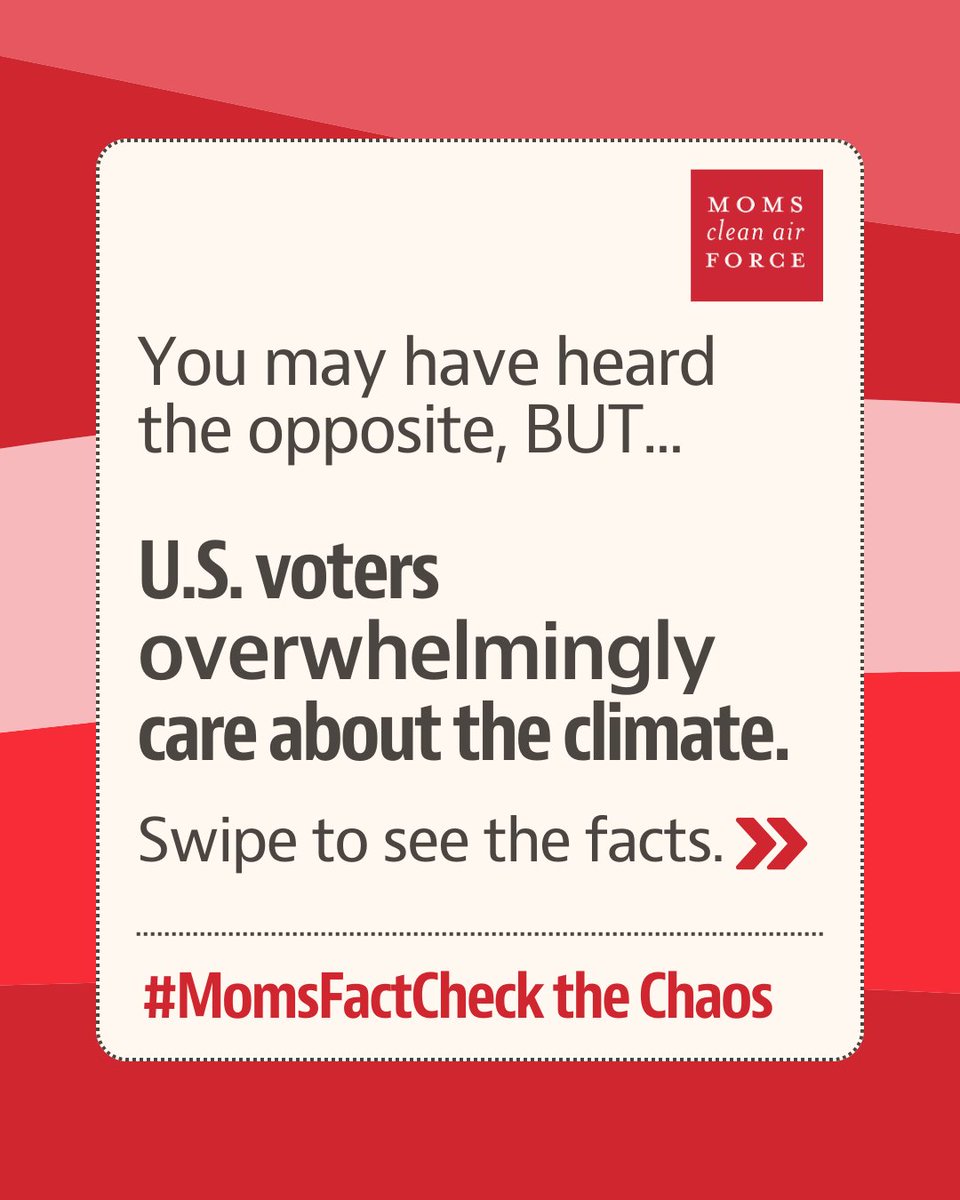 CleanAirMoms's tweet image. What happens when chaos meets truth? Anxiety fades. 
Enter our #MomDetective, cutting through the noise to uncover the facts behind the claims flooding our feeds. 
First up in her new #MomsFactCheck series: proving that most of us—no matter how we voted—care deeply about