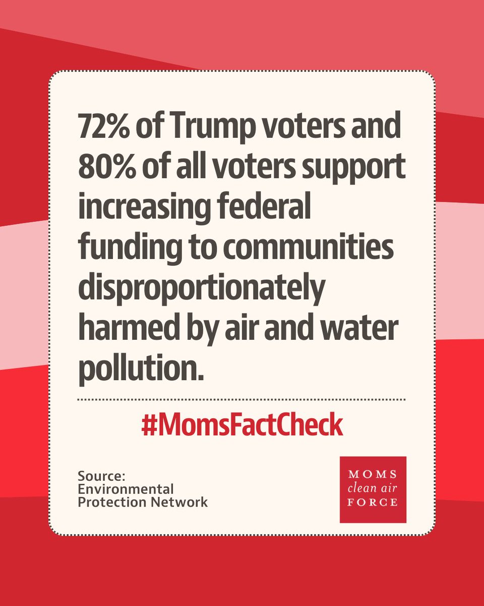 CleanAirMoms's tweet image. What happens when chaos meets truth? Anxiety fades. 
Enter our #MomDetective, cutting through the noise to uncover the facts behind the claims flooding our feeds. 
First up in her new #MomsFactCheck series: proving that most of us—no matter how we voted—care deeply about