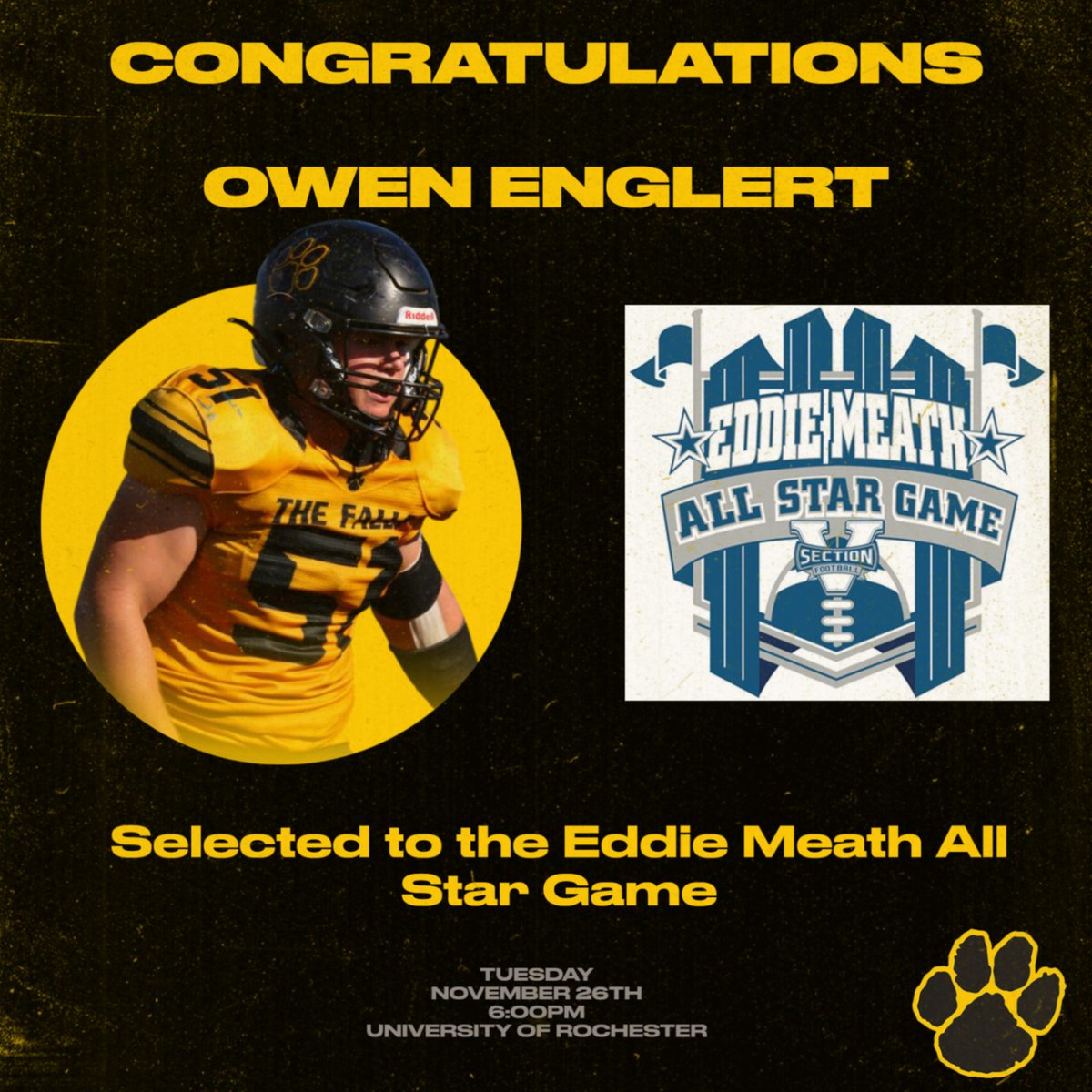 Congratulations Owen!
@hflfball