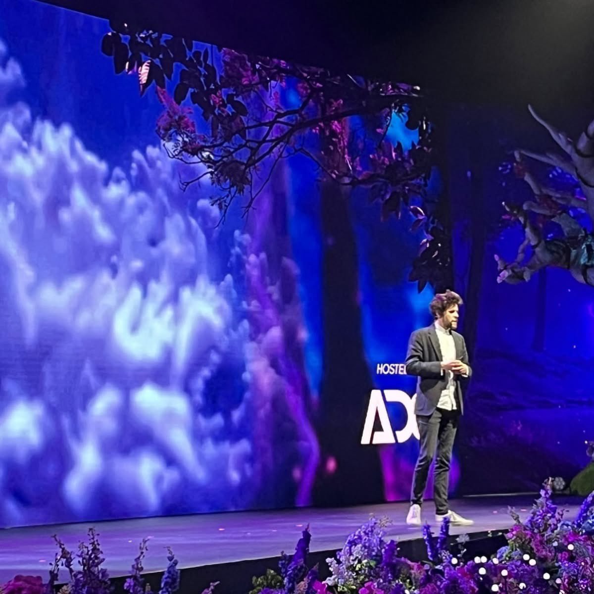 At Xpanse in Abu Dhabi last week. Talking about music, genomes, coral reefs, the sound of ocean plastic, and a future where we reevaluate our relationship to each other and the natural world. #xpanse