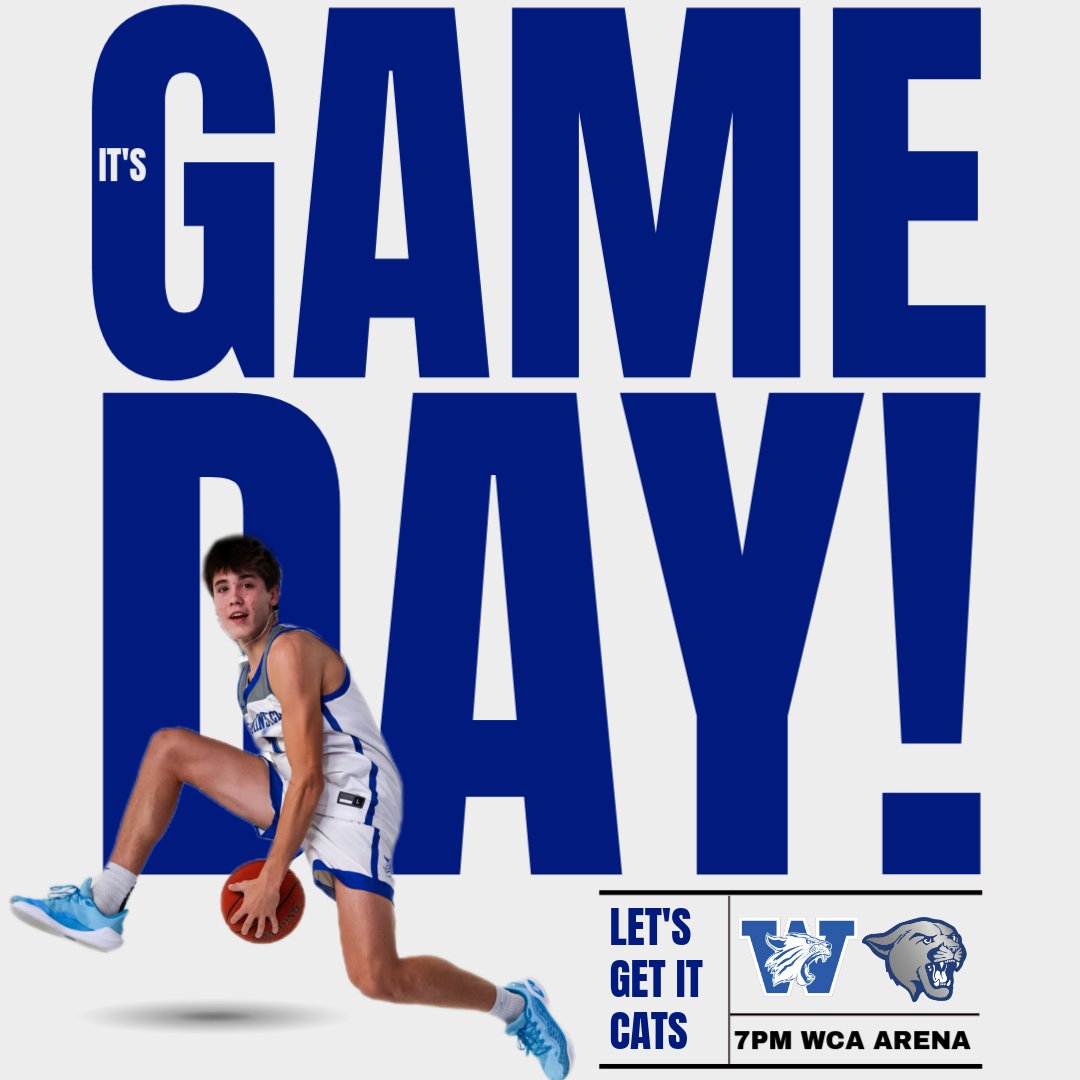 🚨 GAMEDAY 🚨

🆚️ Lutheran St. Charles
📍 WCA Arena 
🕚 7:00 PM

Don't miss seeing the Cats open up the season at home! 

#HonorChrist #ChristianAthletes #PlayLikeaWildcat #SeasonOpener #HomeOpener #HighSchoolBasketball