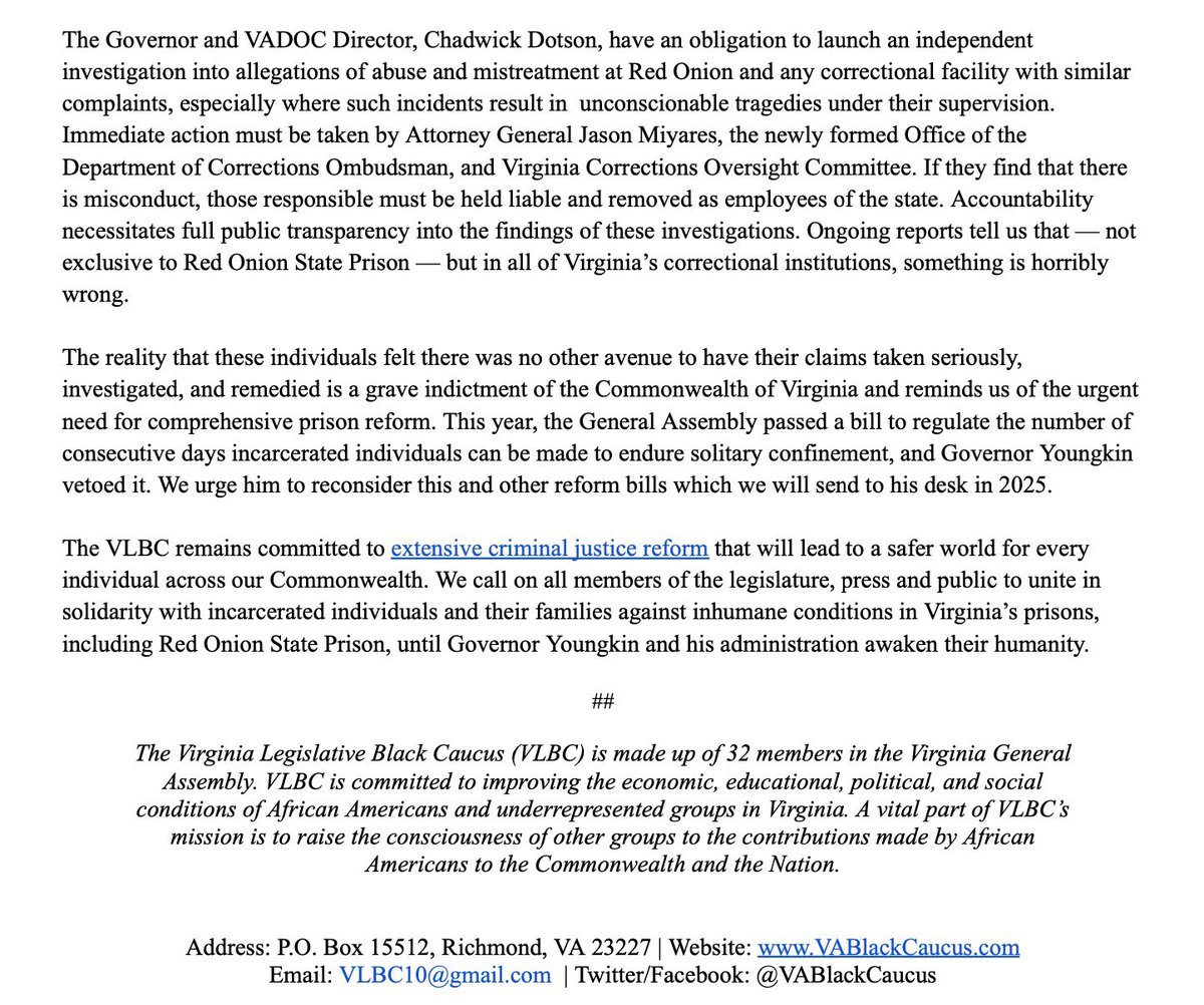 Virginia Legislative Black Caucus tweet media