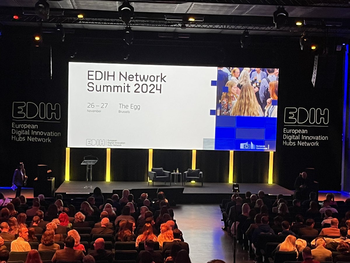 ENTIRE EDIH is excited to be here in Brussels at the European Digital Innovation Hubs Network Summit 2024. Looking forward to two days of insightful discussions surrounding the network and how we are helping organisations across Europe on their digitalisation journey  🙌