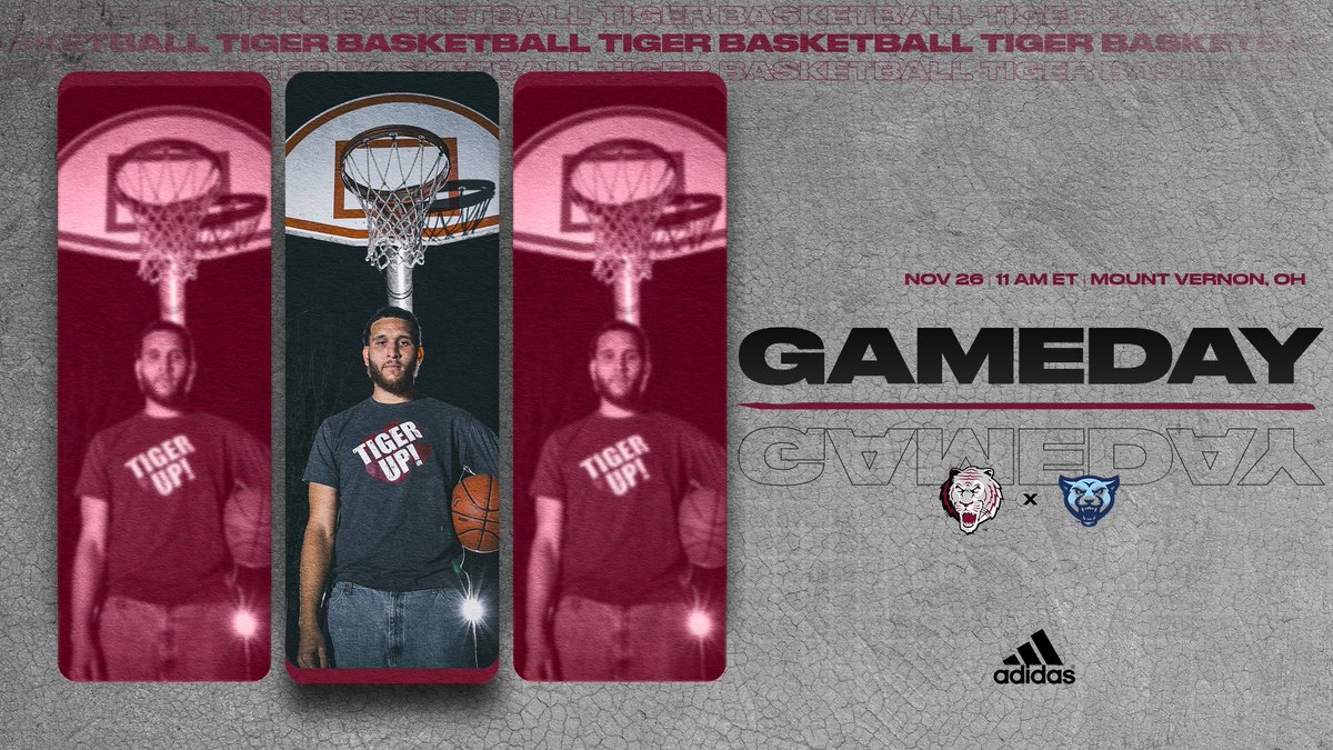 CvilleTigersMBB's tweet photo. GAME DAY | The Tigers are taking the road to battle the Mount Vernon Nazarene University Cougars!  

📍Mount Vernon, Ohio
🆚 @RULECougar
⏰ 11 a.m. ET
📺 https://t.co/xga48O7Tff
📊 https://t.co/XZVKlXJwNN 
#️⃣ #TigerUp https://t.co/TcKzCoxDtb