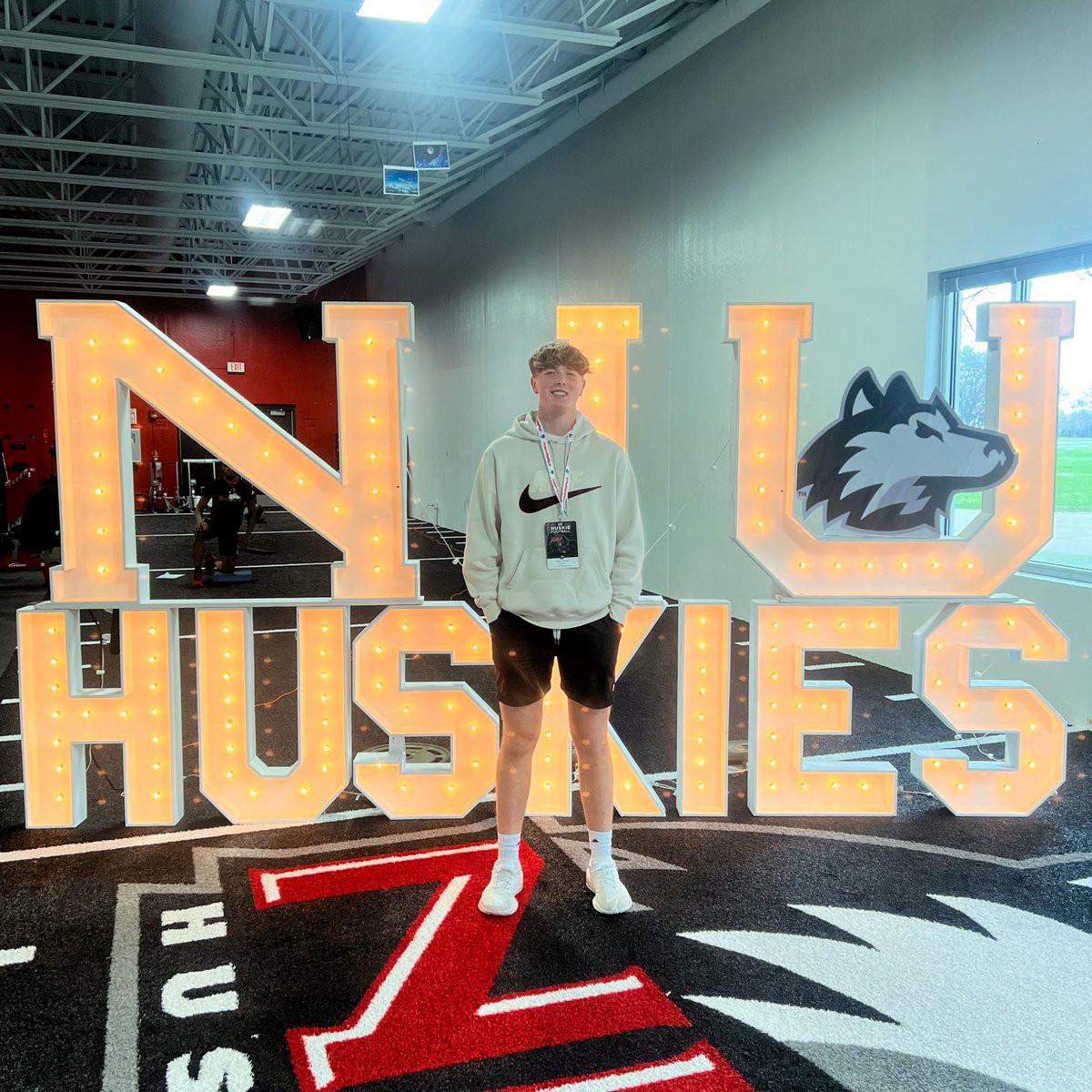 Thank you NIU for the Junior Day invite! Loved getting to watch the team practice and see what the huskies are about! #TheHardWay <a href="/CoachEidsness/">Eric Eidsness</a> <a href="/NickBenedetto_/">Nick Benedetto</a> <a href="/NIUCoachHammock/">Thomas Hammock</a> <a href="/LSBFBRecruiting/">Lincoln Standing Bear Football Recruiting</a>