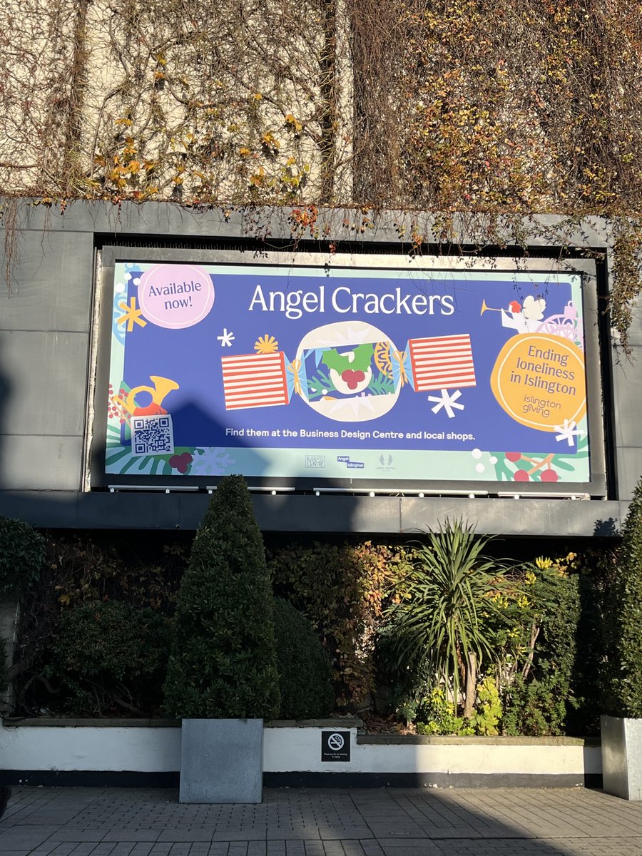 Islington Giving (@isgiv) on Twitter photo Look what’s lighting up Upper Street, Islington 👀 our Angel Crackers billboard outside <a href="/TheBDC/">Business Design Centre</a>! ✨
If you’re passing by, don’t miss it, and while you’re at it, grab your own Angel Crackers to help spread joy this winter 💜
tinyurl.com/yrr7wezs
#EndLoneliness #GivingSeason Look what’s lighting up Upper Street, Islington 👀 our Angel Crackers billboard outside <a href="/TheBDC/">Business Design Centre</a>! ✨
If you’re passing by, don’t miss it, and while you’re at it, grab your own Angel Crackers to help spread joy this winter 💜
tinyurl.com/yrr7wezs
#EndLoneliness #GivingSeason