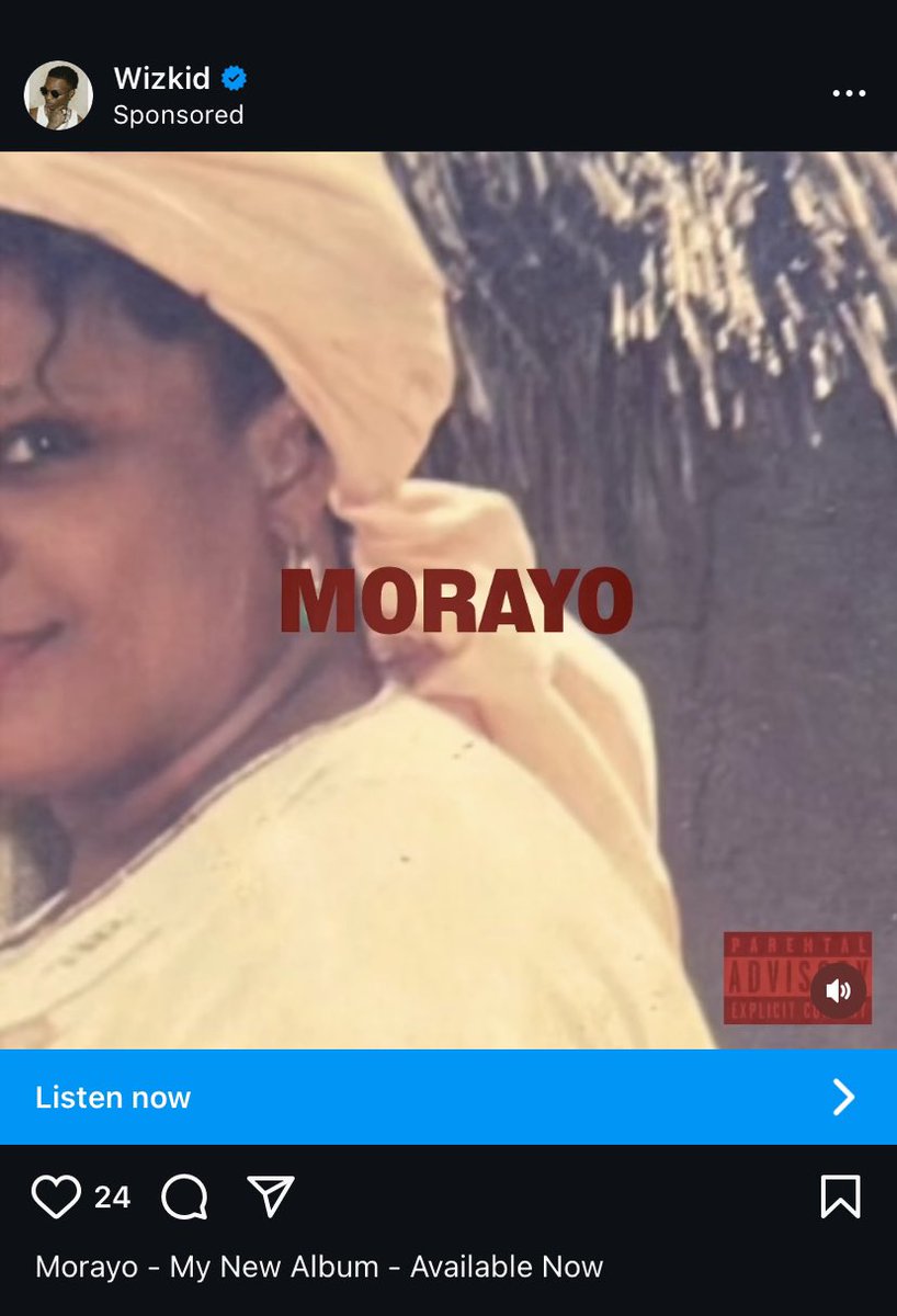 CruiseLair's tweet image. Wizkid is now promoting his album finally. 

#MLLE. Morayo is here . Like and retweet real fcs only