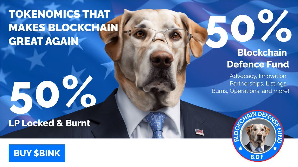 bigdogfink's tweet photo. ICYMI

DEFEND AND TOGETHER WE MAKE BLOCKCHAIN GREAT AGAIN 

$BINK https://t.co/fzirZWgb8x