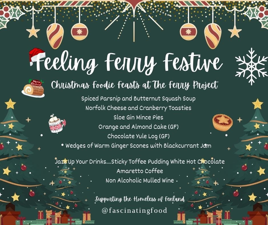 fascinatingfood's tweet image. Christmas is looking busy at the Ferry Project Cookery School.
We have Christmas Cake Making this Fri &amp;amp; Sat, Children’s Christmas Baking and a “Ferry Festive Coffee Shop” on the 3 Wed in Dec plus limited edition hampers for collection on the 23rd.
#Christmas
#helpingthehomeless