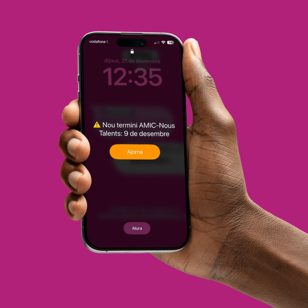 ❕ATENCIÓ, canvis al concurs! 

Ampliem el període creatiu fins al 9 de desembre 🚨

🙋‍♀️ Recordeu que teniu fins a aquesta data per publicar el vostre projecte.

No us adormiu! 🙃

#talent #creadors #amiccreadors #xarxes #podcast #reels #concurs #joves #xarxes
