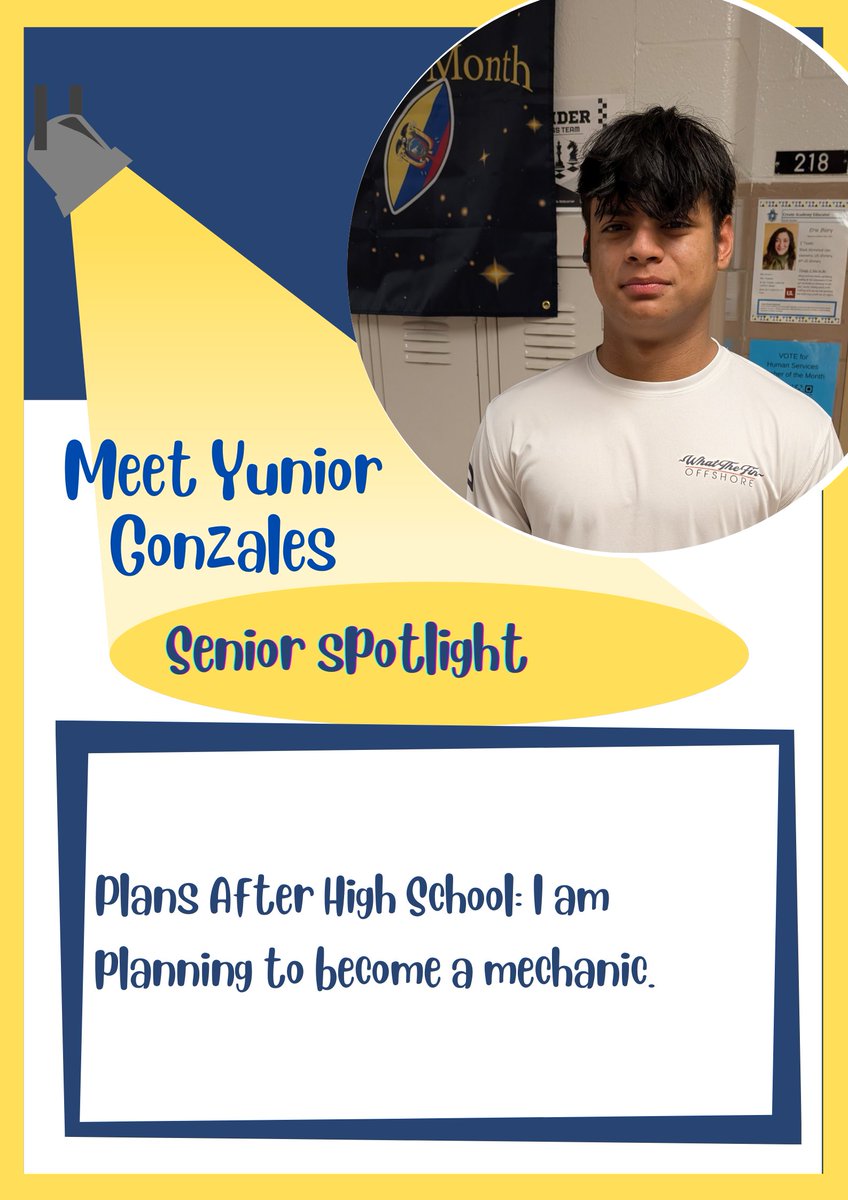 Shout to our Build Academy Senior spotlight students! These students show the R.A.I.D.E.R. way daily and demonstrate school spirit! 

Congratulations
Tyron McCloud
Yunior Gonzales
and Maximo Gutierrez!
 🥳🥳