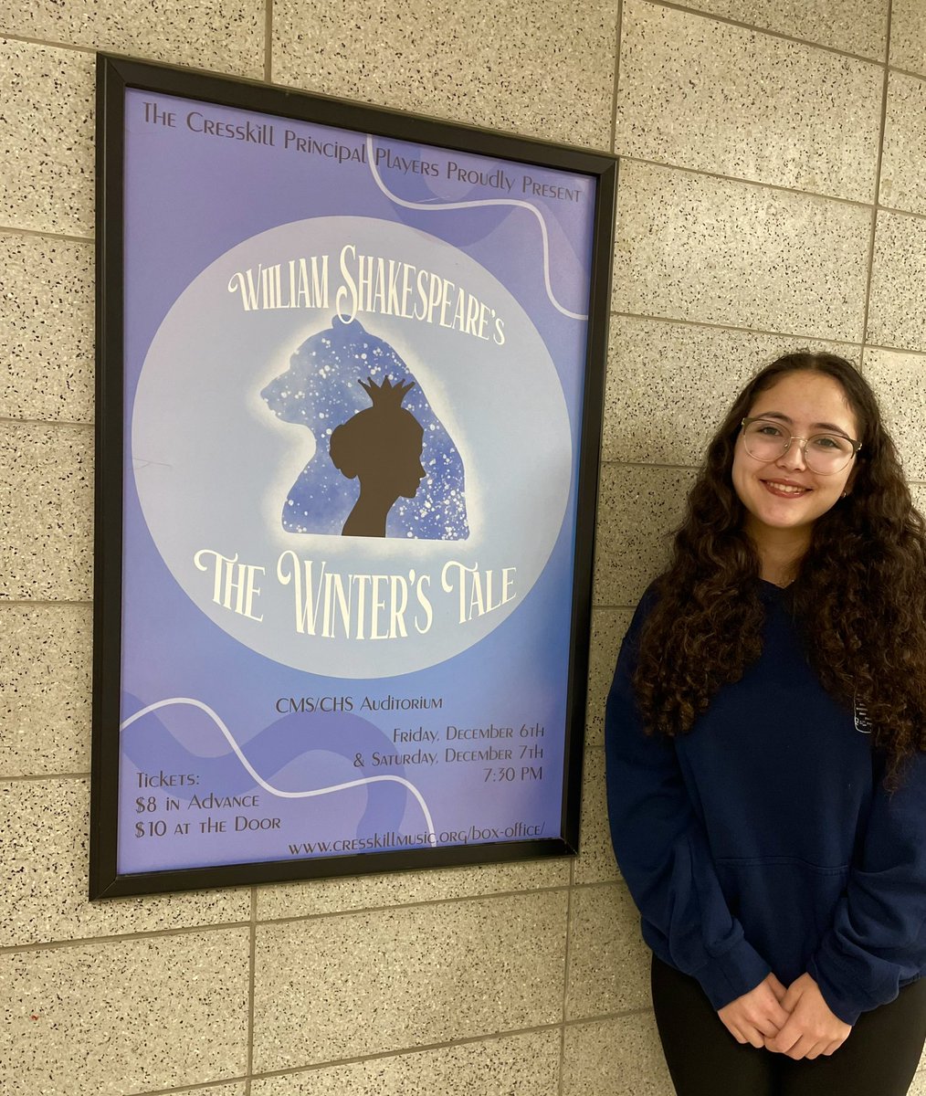 Cresskill Principal players present William Shakespeare’s The Winter’s Tale. Friday, December 6th &amp; 7th. Great design work by Cresskill’s Yarden Elisha <a href="/CresskillMSHS/">Cresskill MS/HS</a>