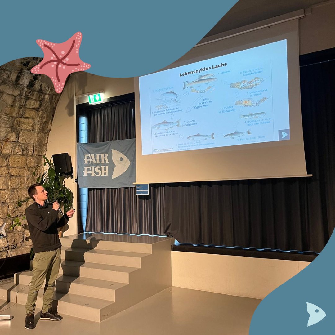 At the event on the impact of salmon consumption, Yannick Rohrer from fair-fish and Markus Wild from Sentience (University of Basel) addressed important topics on ethics and the environment.

Watch an excerpt in the video🎥👉youtube.com/watch?v=CCCkgk…

📷:fair-fish