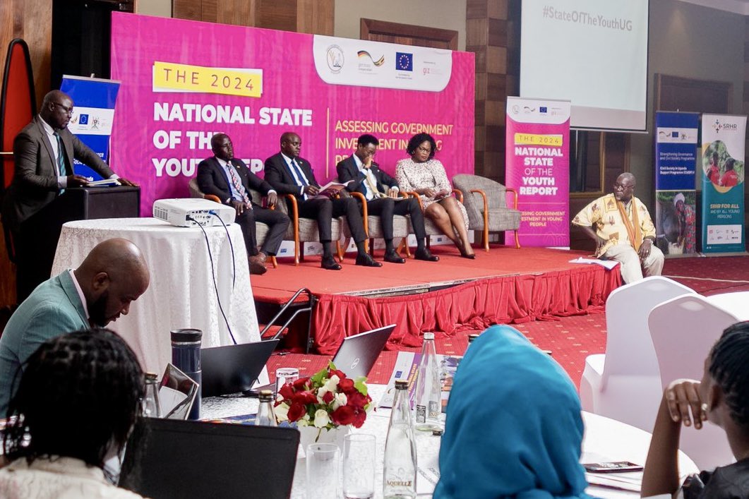 Jan Sadek (@jansadek) on Twitter photo A pleasure to attend the launch of the #StateOfTheYouthUG Report, together with <a href="/HamsonObua/">Denis Hamson Obua</a>, <a href="/Odoi_YMP/">HON ODOI BERNARD MUTUSA</a>, <a href="/johnjessy101/">John Jessy🇺🇬</a>, <a href="/EU_YSBUg/">EU Youth Sounding Board in Uganda 🇪🇺🇺🇬</a> & many young Ugandans. The report has been funded by #TeamEurope through <a href="/giz_uganda/">GIZ Uganda</a>/<a href="/CUSP_Uganda/">Civil Society in Uganda Support Programme (CUSP)</a> & captures aspirations & concerns of youth in Uganda. A pleasure to attend the launch of the #StateOfTheYouthUG Report, together with <a href="/HamsonObua/">Denis Hamson Obua</a>, <a href="/Odoi_YMP/">HON ODOI BERNARD MUTUSA</a>, <a href="/johnjessy101/">John Jessy🇺🇬</a>, <a href="/EU_YSBUg/">EU Youth Sounding Board in Uganda 🇪🇺🇺🇬</a> & many young Ugandans. The report has been funded by #TeamEurope through <a href="/giz_uganda/">GIZ Uganda</a>/<a href="/CUSP_Uganda/">Civil Society in Uganda Support Programme (CUSP)</a> & captures aspirations & concerns of youth in Uganda.