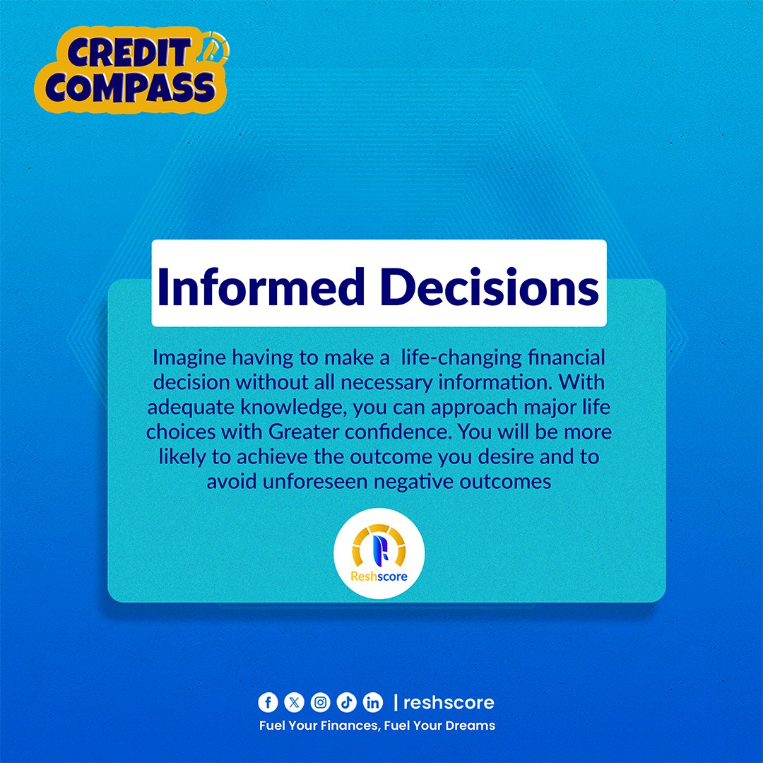 reshscore's tweet photo. Imagine diving into a big decision, only to realize later that a lack of knowledge cost you your dream outcome. The regret, the what-ifs—they can be avoided.

Start making better decisions today: https://t.co/M1RNy1JhE2

#informeddecisions #financialfreedom #moneymindset https://t.co/Vw8OYmuzoB