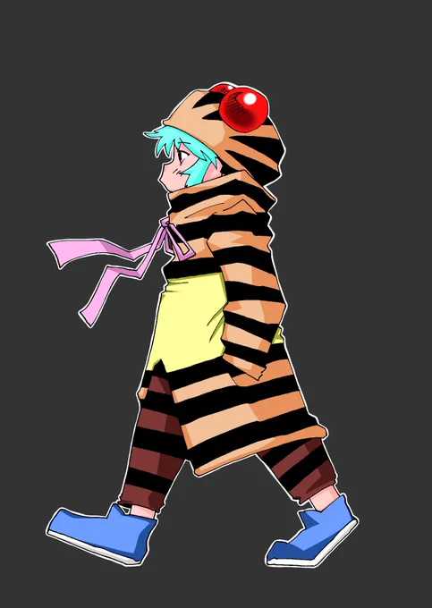 スッキリした線とスッキリした塗りでツチノコを描きました#けものフレンズ 