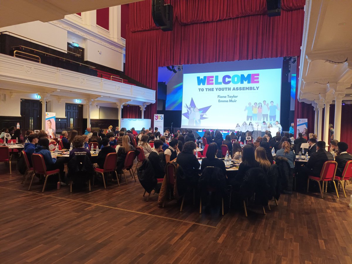 NikkiYServices's tweet photo. At Renfrewshire's Youth Assembly today, getting young peoples' opinions and solutions to issues affecting young people @renyouthvoice @Siobhan_RenYS @FiYouthServices @ssusanstewart  #renyouthassembly2024 #investinyouthwork https://t.co/cAMoRw6f0s