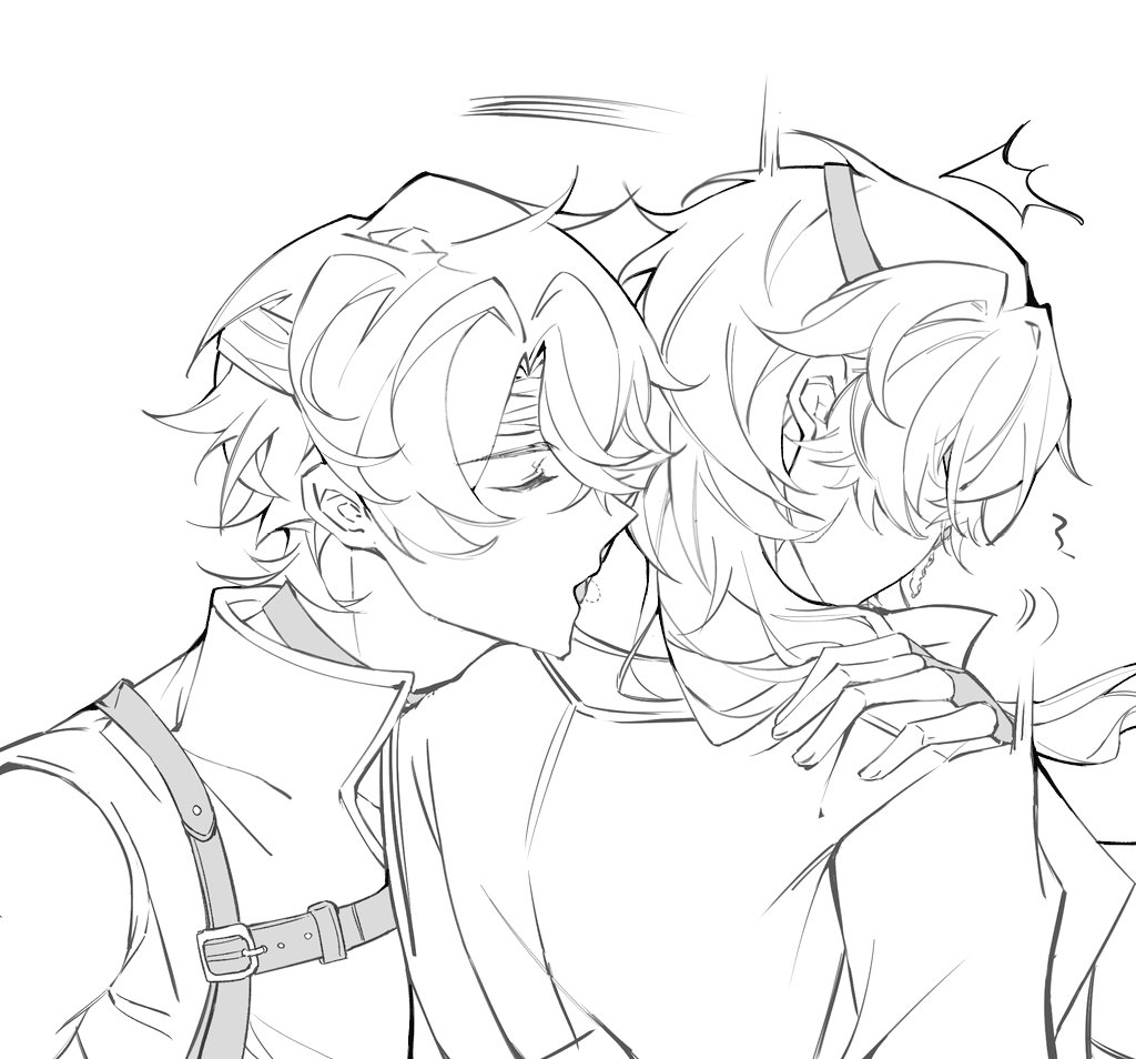 搞了个军医恋😏白厄感觉很适合狗塑下，舔舔咬痕特别好啊🤤

 ＃Anaxa
＃Phainon
#phainaxa