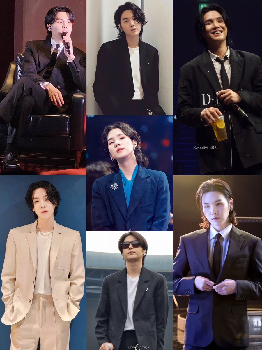 yoongistouch's tweet photo. Yoongi in a suit can change lives https://t.co/vJ1R5uzSxl