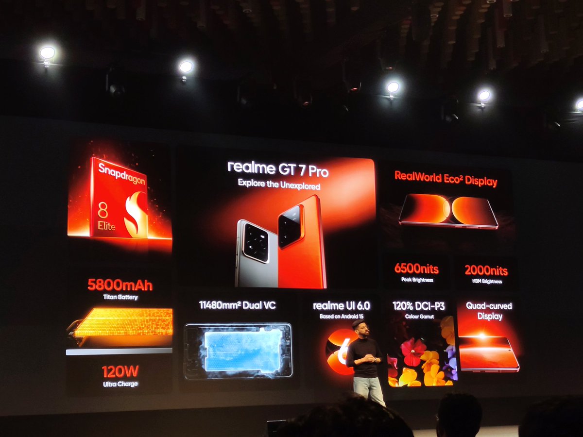 It was an amazing event 
#realmeGT7Pro
#darkhorseofai 
#exploredtheunexplored
<a href="/realmeIndia/">realme</a> 
<a href="/ChaseXu_/">Chase</a>