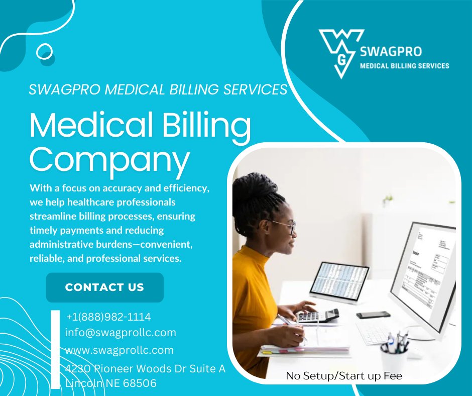 _medbillingpro's tweet image. Expert medical billing solutions are available at Swagpro Medical Billing Services, a trusted local provider. swagprollc.com 
#medicalbilling #medicalbillingcoding #MedicalBillingExperts #medicalbillingcompany #medicalbillingservices #medicalbillingsolutions  #RCM #rcm