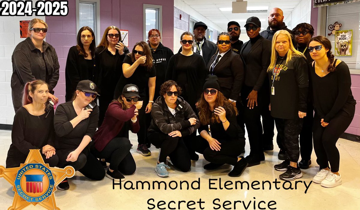 Our outstanding team of Secret Service Agents AKA our Special Ed. Team!