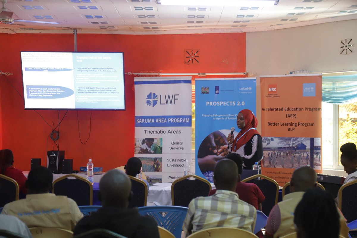 WindleKe_Som's tweet photo. Celebrating the successful joint project launch of #UNICEF #PROSPECTS 2.0 project in #Kakuma earlier today.
Through WIK,Refugee and Host community schools are getting support for enhanced #STEM #Education to stimulate interest, #innovation&amp;discovery of the modern world. https://t.co/mtvZgyBLZA