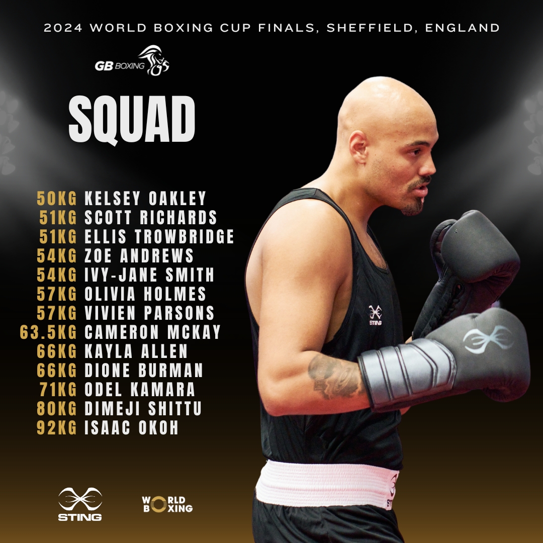GB Boxing (@gbboxing) on Twitter photo ๐ฅ๐ฌ๐ง ๐๐๐๐ฆ ๐๐จ๐ง๐๐ข๐ซ๐ฆ๐๐.
GB Boxing has finalised its team of boxers set to compete in this week's World Boxing Cup Finals in Sheffield.
Secure your tickets via the link below and come and watch your favourite boxers in action! ๐
seetickets.com/tour/world-boxโฆ ๐ฅ๐ฌ๐ง ๐๐๐๐ฆ ๐๐จ๐ง๐๐ข๐ซ๐ฆ๐๐.
GB Boxing has finalised its team of boxers set to compete in this week's World Boxing Cup Finals in Sheffield.
Secure your tickets via the link below and come and watch your favourite boxers in action! ๐
seetickets.com/tour/world-boxโฆ