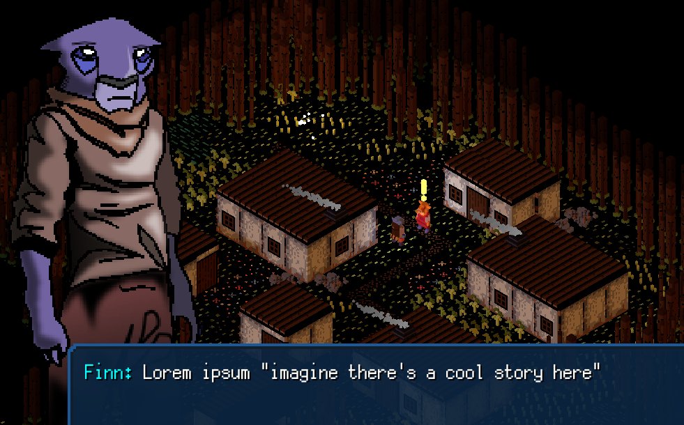 This has a visual novel element to it (conversations are important), there needs to be character portraits that are pretty big and expressive. Today I did some work on the main character's portrait. Will be iterated.
#devlog #indiegame #indiedev #rpginabox