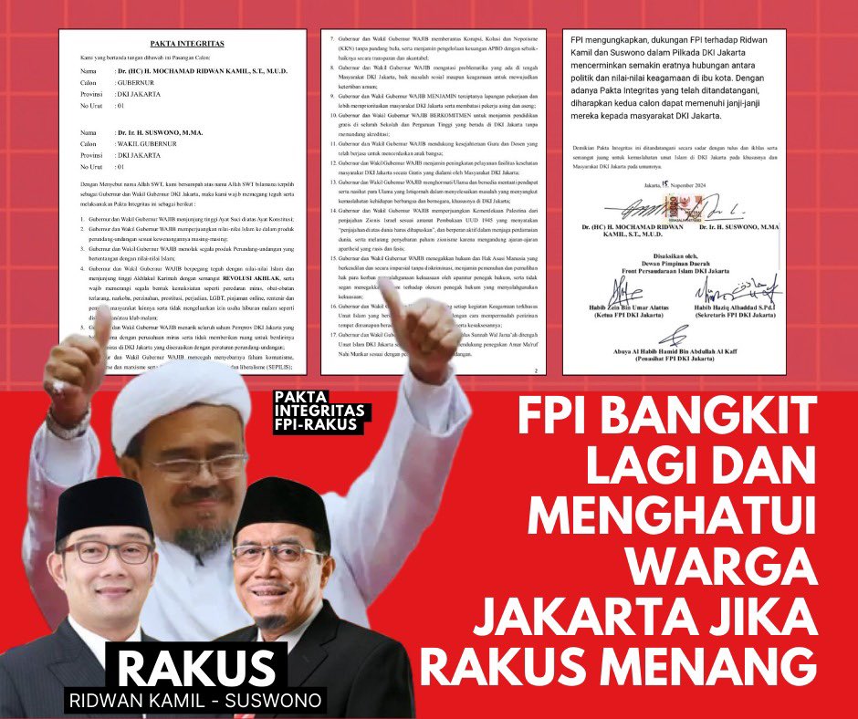 ClayTasya's tweet photo. RAKUS Hina JANDA
RAKUS Pro Radikal
Kalahkan RAKUS di JKT
Warga Jakarta Solid 03
RAKUS Bukan Warga JKT

#RakusHinaNabi https://t.co/YctimBbaEO