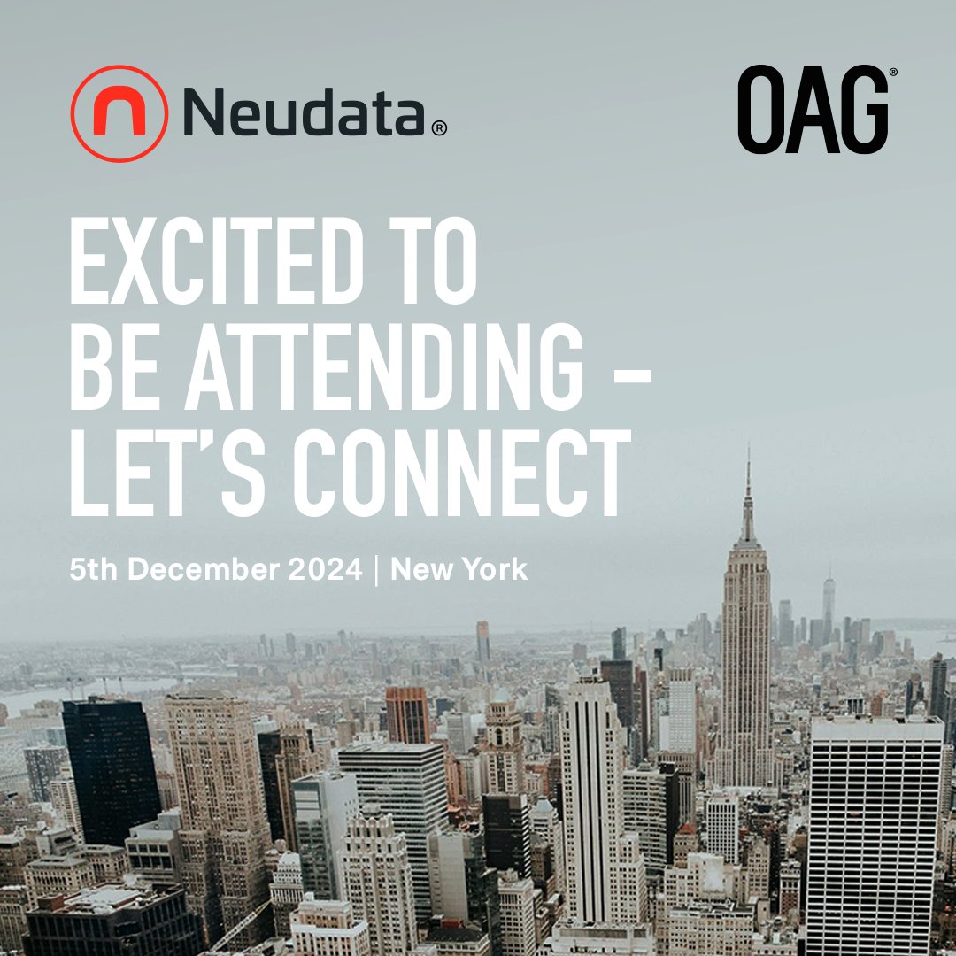 OAG_Aviation's tweet image. We&apos;re excited to visit the @neudatalab New York Winter Data Summit next week for a day of networking opportunities and insightful content alongside data professionals from around the world #neudata #neudatasummit #alternativedata #marketdata