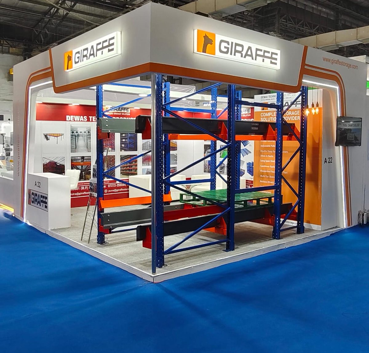 GiraffeStorage's tweet image. Thrilled by the success at #IndiaWarehousingShow2024! 🚛✨ Thank you for the incredible response to our innovative storage solutions. Here&apos;s to smarter, efficient warehousing! 💡📦 #GiraffeStorageSolutions