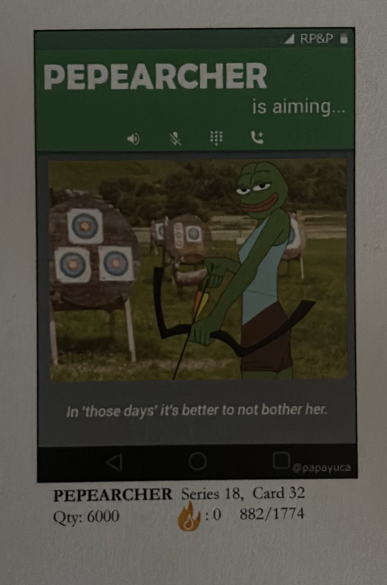 One OG #Rarepepe sometimes #pepearcher 🐸 #NFT #Bitcoin