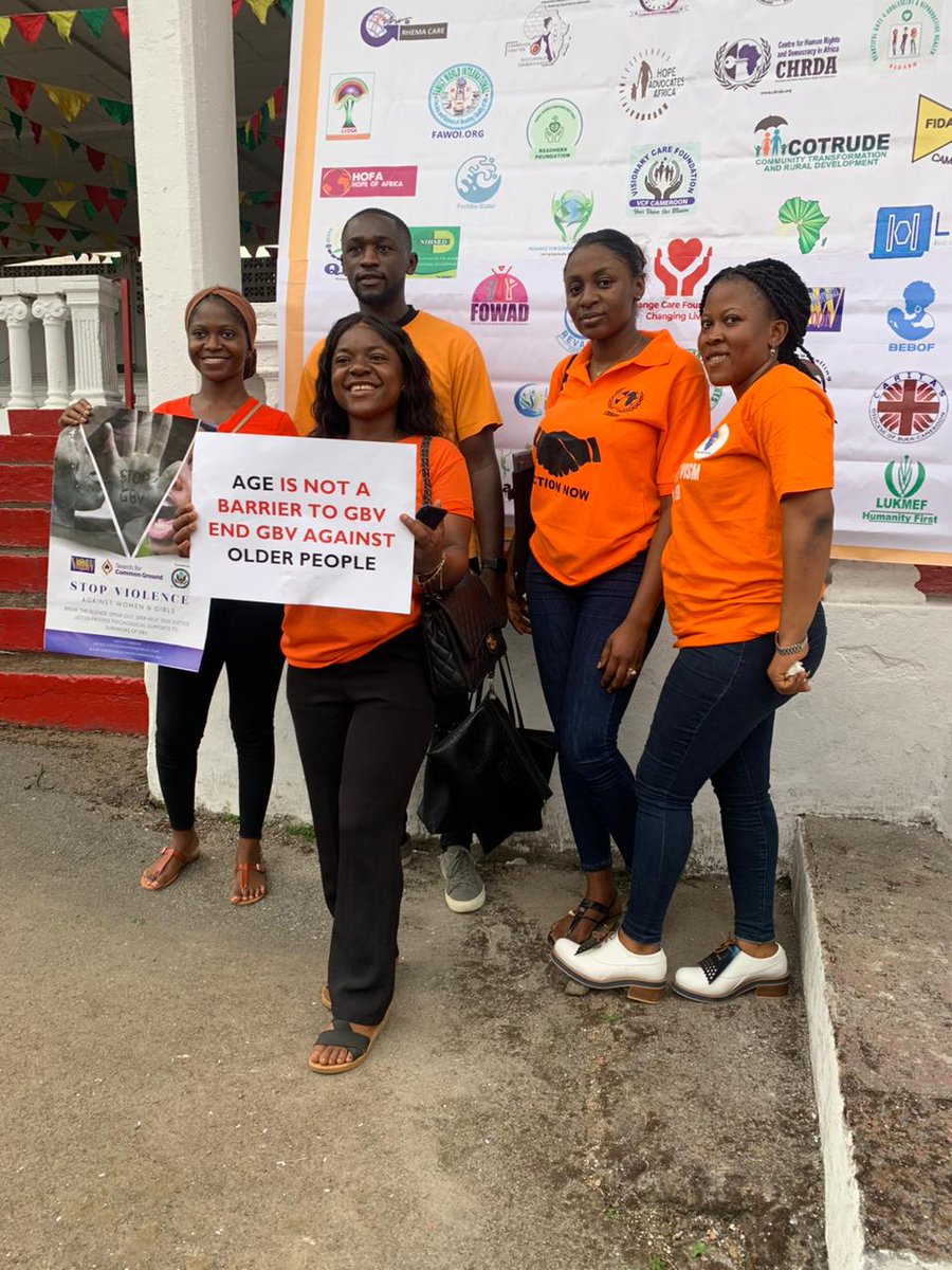 chrda_africa's tweet photo. The Centre for Human Rights and Democracy in Africa has today joined other organisations in a march from OIC to Bongo Square to raise awareness on the 16 days of activism against GBV in Buea.
#EndGBV
#standwithsurvivors
#NotoVAWG
#CHRDA https://t.co/PuPM3yLRQB