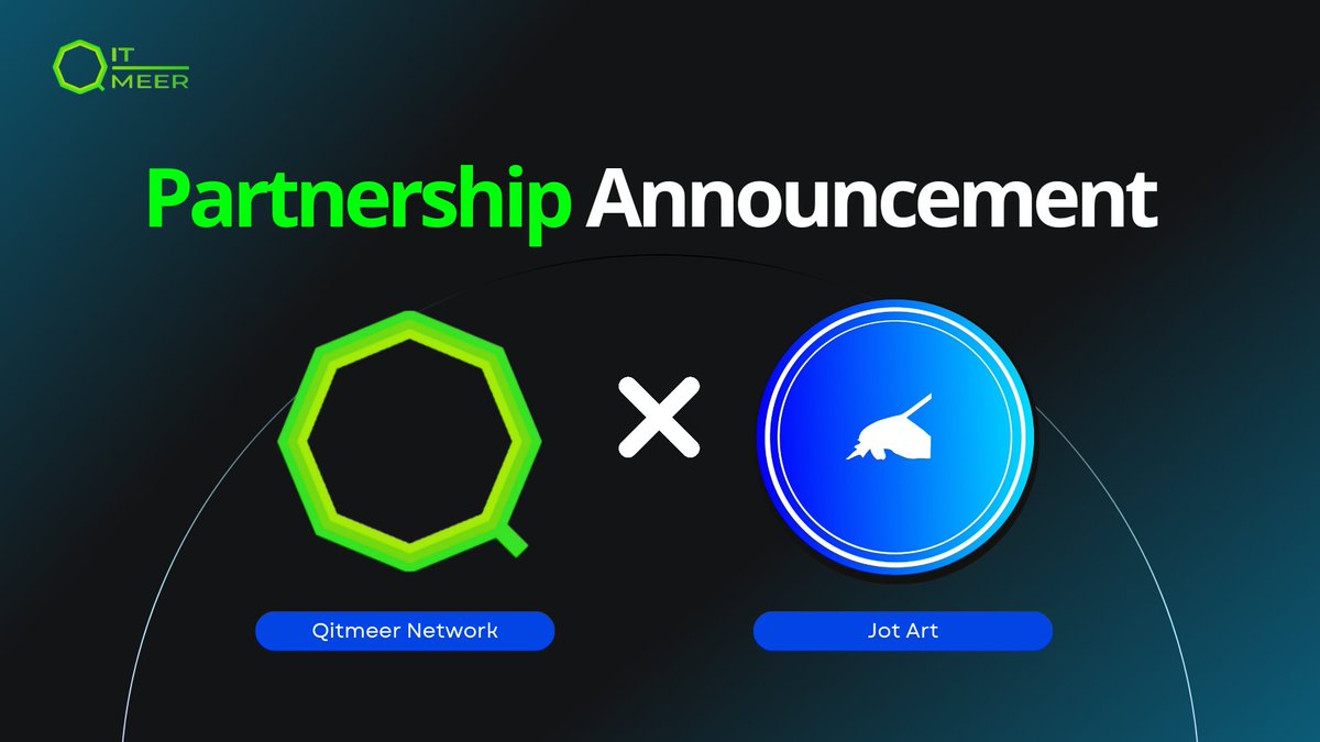 News1Lead's tweet photo. 🌟 @QitmeerNetwork establishes a partnership with @JotArts.

🖌️  #JotArt is a decentralized metaverse platform that connects different blockchains, allowing users to create, own, and profit from their digital experiences.

Focused on gaming and creativity, #JotArt lets users explore diverse virtual realms with blockchain-driven in-game economies. The platform also facilitates the creation and exchange of NFTs, offering a broad ecosystem for both players and creators.

🔽 VISIT
https://t.co/QDY3wkjp5l