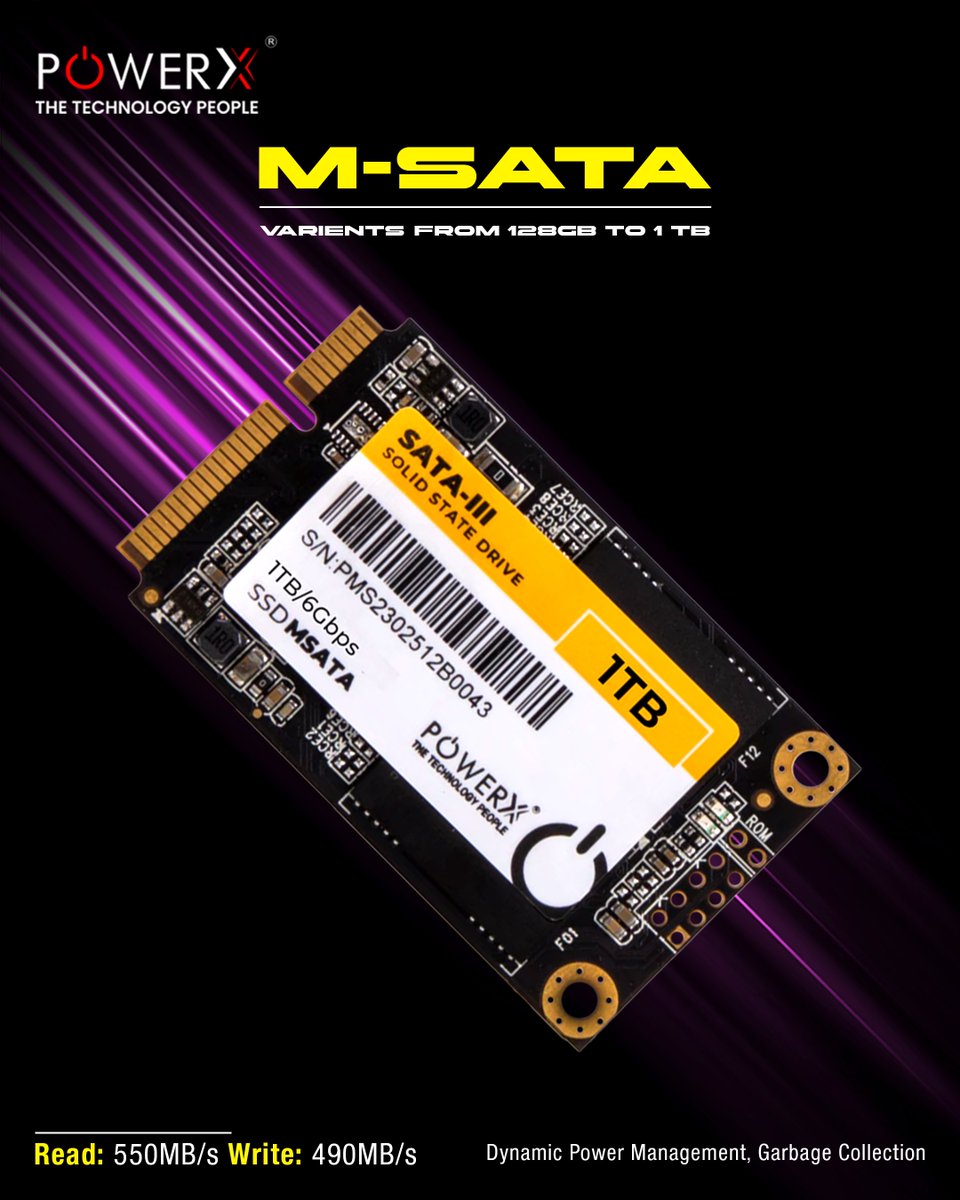 powerxbharat's tweet image. 𝖴𝗇𝗅𝖾𝖺𝗌𝗁 𝗍𝗁𝖾 𝖲𝗉𝖾𝖾𝖽 𝗐𝗂𝗍𝗁 𝖯𝗈𝗐𝖾𝗋𝖷 𝗆𝖲𝖠𝖳𝖠 𝖲𝖲𝖣 – 𝗣𝗲𝗿𝗳𝗼𝗿𝗺𝗮𝗻𝗰𝗲 𝗕𝗲𝘆𝗼𝗻𝗱 𝗟𝗶𝗺𝗶𝘁𝘀

#EfficientStorage #PowerXPerformance #SATAIII #TechThatLasts #SilentPower #MSATA #PowerX