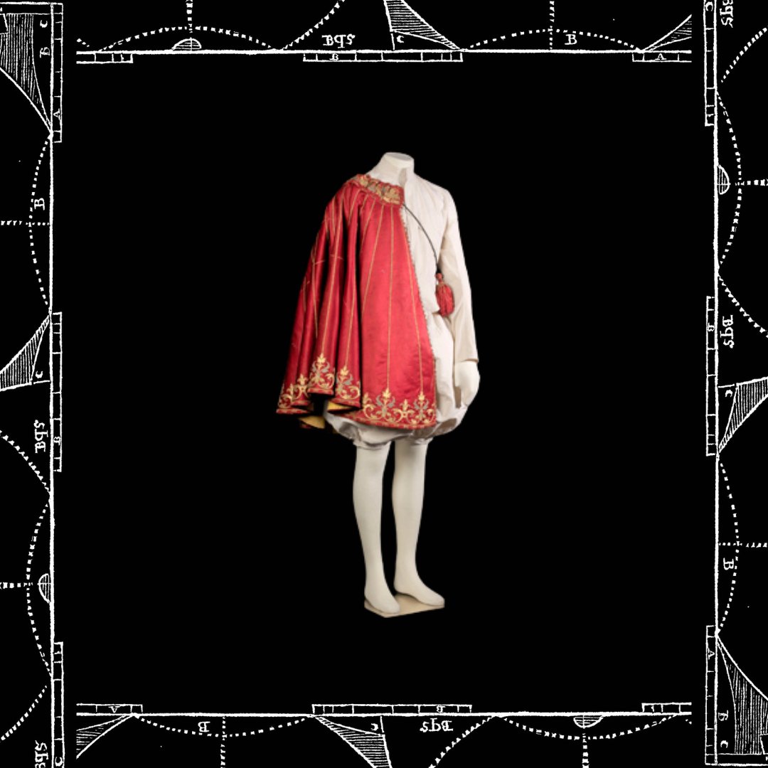 hesperico's tweet photo. ¿No les gustaría cortarse y vestirse con un herreruelo de seda? Es una hermosa capa corta que estaba de moda en la España del s. 17, y tenemos la suerte de conservar una en el Museu del Disseny de Barcelona... https://t.co/Di8KOcEljK