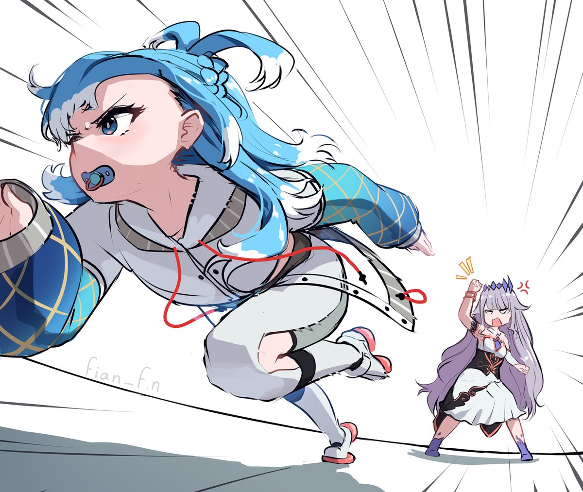 Biboo: "Come back here!!!"
Kobo: "I'm fast AF boi!!!"

Skill generated, sorry to bother
#AeruSeni #bijouwled
