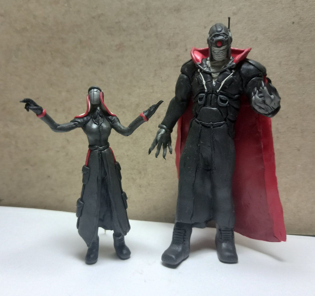 Alex Light (@agentogurechek) on Twitter photo Well, dear comrades, it happened! Another couple from Madness in the mini-series "oc x canon".
The clay models of the God Emperor Phobos and his wife, Empress Senia (by <a href="/NKRTZART/">NKRTZART I Comms closed (5/5)</a> )
#madnesscombatfanart
#madnessprojectnexus
#madcom
#madnesscombat
#madnesscombatphobos Well, dear comrades, it happened! Another couple from Madness in the mini-series "oc x canon".
The clay models of the God Emperor Phobos and his wife, Empress Senia (by <a href="/NKRTZART/">NKRTZART I Comms closed (5/5)</a> )
#madnesscombatfanart
#madnessprojectnexus
#madcom
#madnesscombat
#madnesscombatphobos