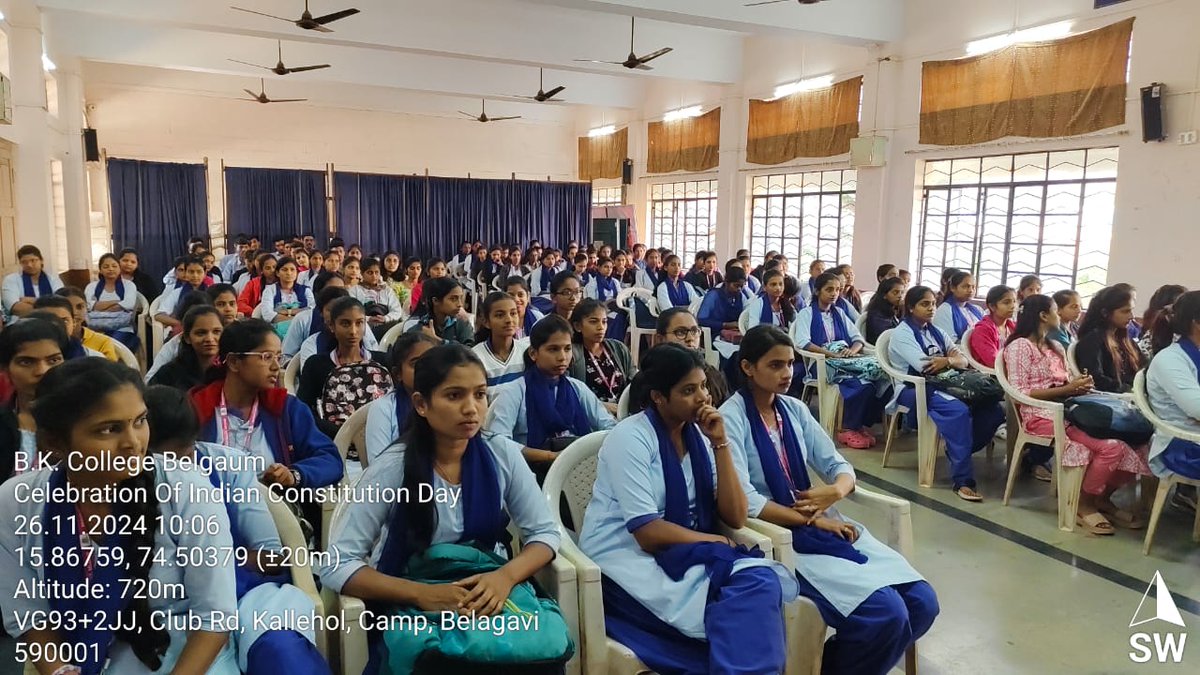 BKCNSS's tweet photo. #IndianConstitutionDay was celebrated by NSS volunteers of Bhaurao Kakatkar College Belgaum along with inauguration of NSS unit I &amp; II for the academic year 2024-25. https://t.co/61iQ7dpGwc