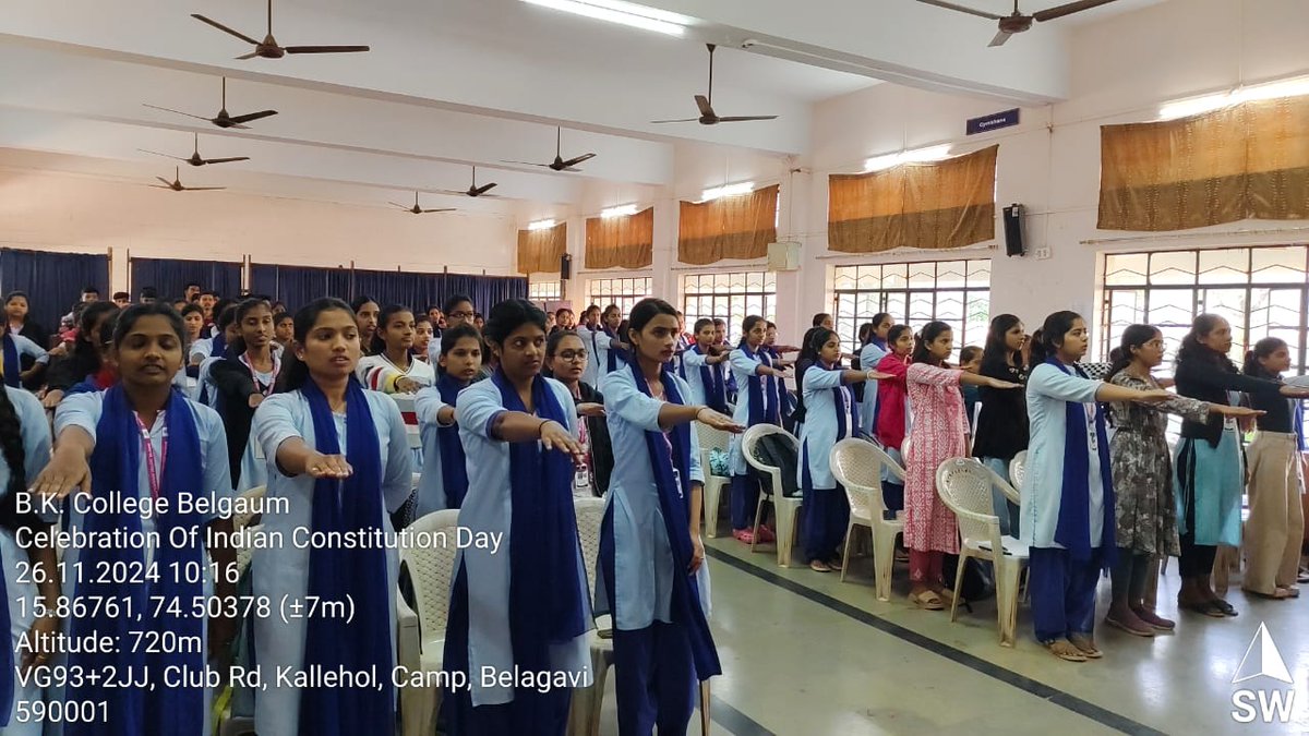 BKCNSS's tweet photo. #IndianConstitutionDay was celebrated by NSS volunteers of Bhaurao Kakatkar College Belgaum along with inauguration of NSS unit I &amp; II for the academic year 2024-25. https://t.co/61iQ7dpGwc