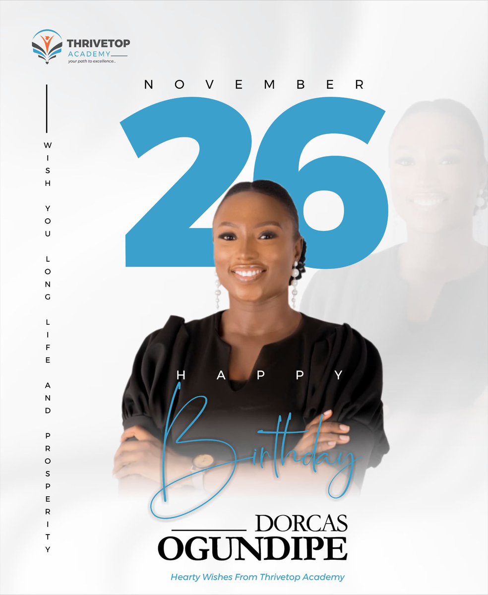 thrivetop_acad's tweet image. Happy Birthday to an exceptional tutor! 
Your dedication, passion, and hard work inspire us every day. We’re lucky to have you shaping minds and making a difference at Thrivetop Academy.
Wishing you a day filled with love, laughter, and joy! 🎂✨
Thrivetop Academy
#HappyBirthday