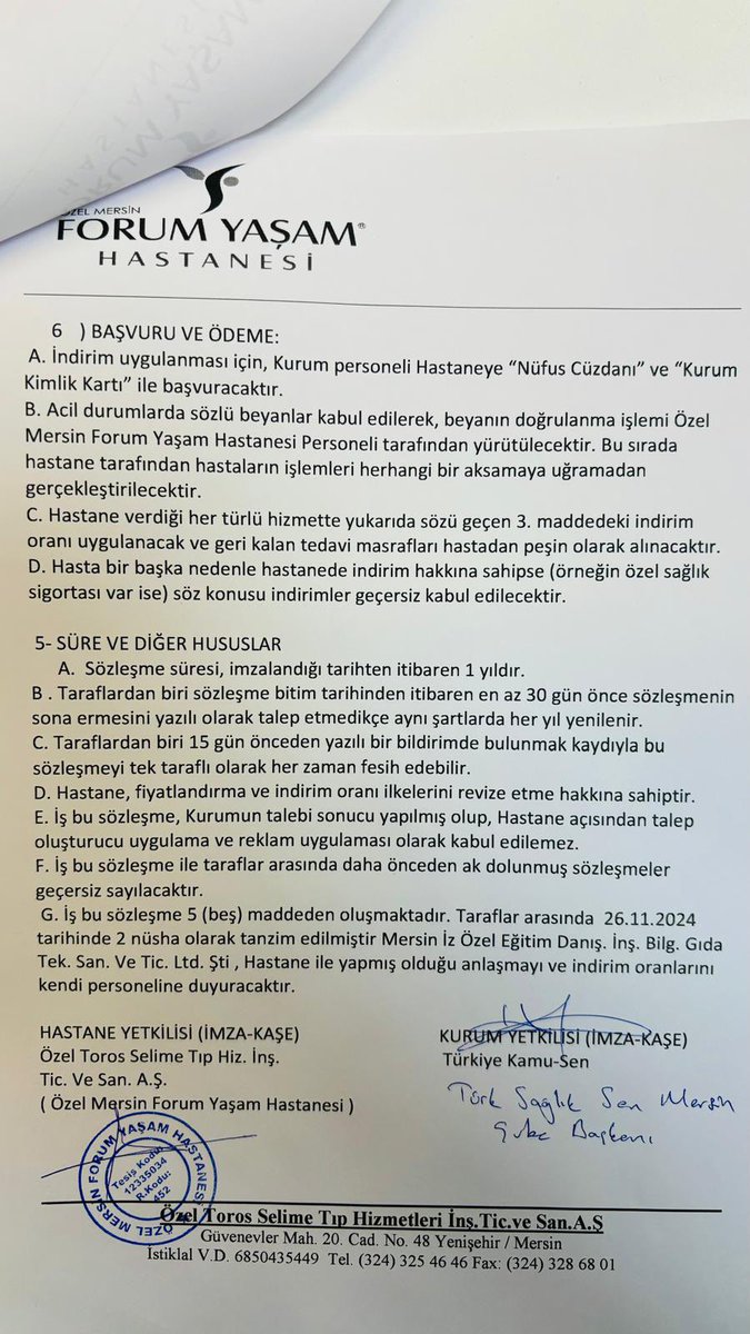 Türk Sağlık Sen Mersin tweet media