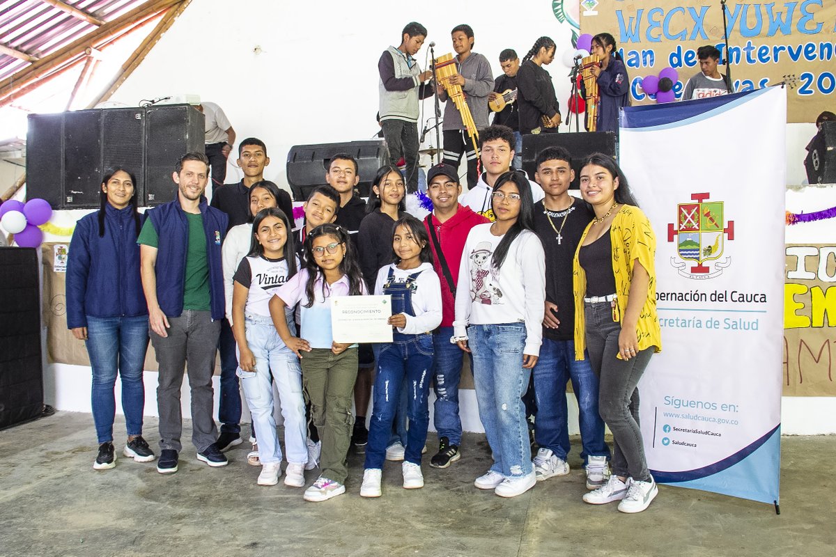 saludcauca's tweet photo. 1.🫱🏼‍🫲🏾En Caldono, realizamos la clausura del proyecto ’Estrategia de Rehabilitación Psicosocial Comunitaria y No Repetición’, una iniciativa que respaldamos en conjunto con el Ministerio de Salud para fortalecer la paz y la salud mental en nuestros territorios @GobCauca https://t.co/4JMVyIHtaw